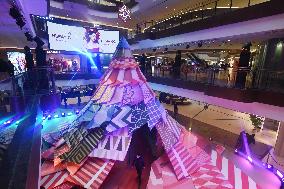 A Christmas Tree at A Shopping Mall in Hangzhou