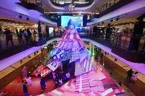 A Christmas Tree at A Shopping Mall in Hangzhou