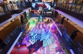 A Christmas Tree at A Shopping Mall in Hangzhou