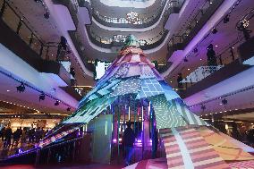 A Christmas Tree at A Shopping Mall in Hangzhou