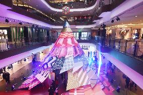 A Christmas Tree at A Shopping Mall in Hangzhou