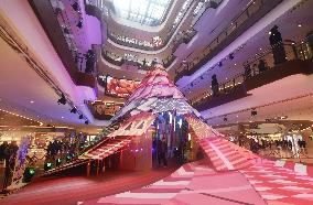 A Christmas Tree at A Shopping Mall in Hangzhou