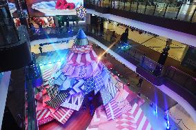 A Christmas Tree at A Shopping Mall in Hangzhou