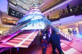 A Christmas Tree at A Shopping Mall in Hangzhou