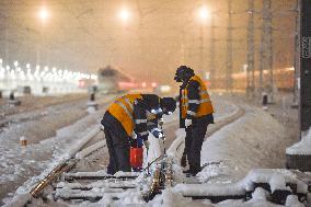 Railway Deicing in Nanjing