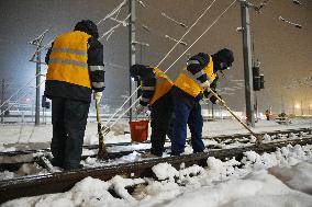 Railway Deicing in Nanjing