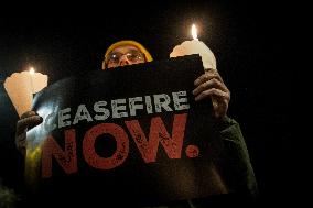 Ceasefire in Gaza Demonstration Held By Assopace Palestina