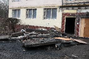 Aftermath of December 13 Russian missile attack on Kyiv