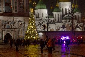 Christmas season in Kyiv