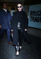 Lily James Leaves The Kelly Clarkson Show - NYC
