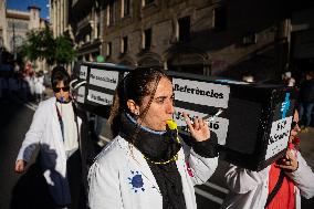 Indefinite Strike By Catalan Public Health: 4th Day Of Mobilizations.