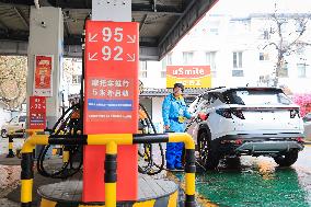 A Gas Station in Nanjing