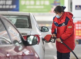 A Gas Station in Nanjing