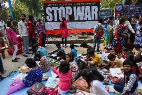 Pro Palestine Protest In Kolkata.