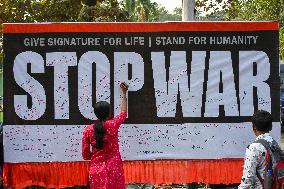 Pro Palestine Protest In Kolkata.