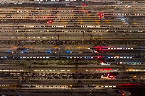 High Speed Trains Cope With Cold Waves in Nanjing