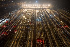 High Speed Trains Cope With Cold Waves in Nanjing