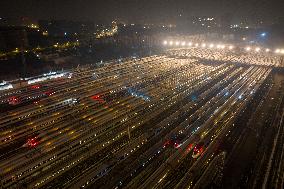 High Speed Trains Cope With Cold Waves in Nanjing