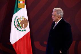 Andres Manuel Lopez Obrador, President Of Mexico  Press Conference