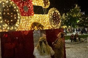 Christmas Atmosphere In Athens