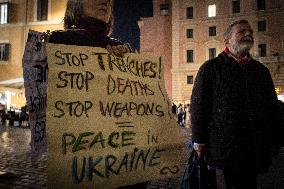 Demonstration Against Weapons Supply To Ukraine