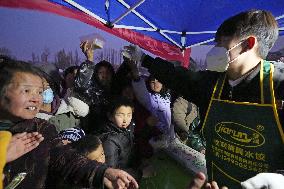 Aftermath of deadly earthquake in northwestern China
