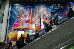 Disney Zootopia Themed Publicity Installation in the subway in Shanghai
