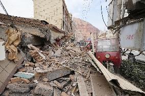 Aftermath of deadly earthquake in northwestern China