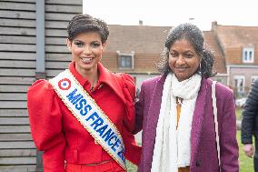 New Elected Miss France Eve Gilles Going Back In Her Hometown Village - Quaedypre