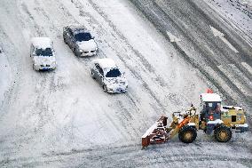 Heavy Snow Hit Yantai