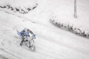 Heavy Snow Hit Yantai