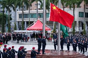 CHINA-MACAO-RETURN TO MOTHERLAND-24TH ANNIVERSARY-FLAG-RAISING CEREMONY (CN)