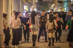 Daily Life At Zhongshan Road In Xiamen