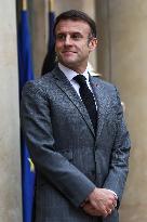 President Of The Czech Republic Petr Pavel In Paris.