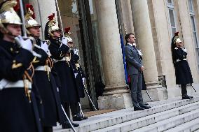 President Of The Czech Republic Petr Pavel In Paris.