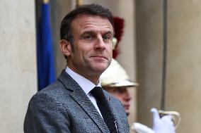 President Of The Czech Republic Petr Pavel In Paris.