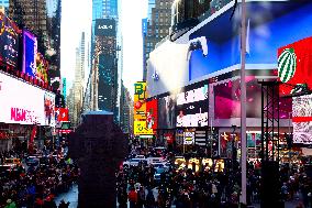 2024 Official New Year Numerals - Times Square