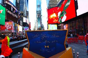 2024 Official New Year Numerals - Times Square