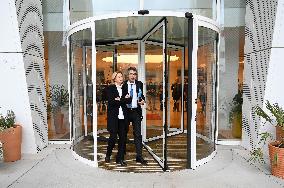 Clement Beaune and Valerie Pecresse at the Ile-de-France Regional Council Meeting