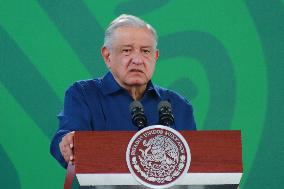 Mexican President, Lopez Obrador News Conference