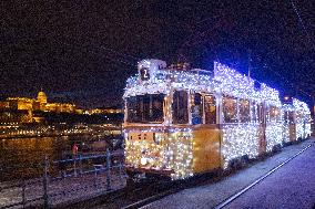 HUNGARY-BUDAPEST-CHRISTMAS TRAM