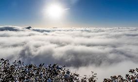 Jinfo Mountain Snow Scenery in Chongqing