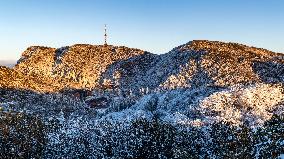 Jinfo Mountain Snow Scenery in Chongqing