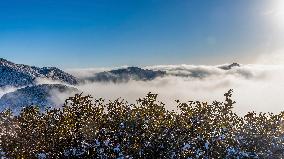 Jinfo Mountain Snow Scenery in Chongqing