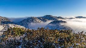 Jinfo Mountain Snow Scenery in Chongqing