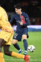 Ligue 1 match between, Paris Saint Germain " "PSG" and FC Metz