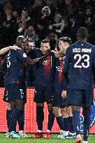 Ligue 1 match between, Paris Saint Germain " "PSG" and FC Metz