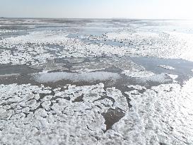 Sea Ice Landscape in Lianyungang