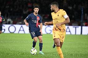 Ligue 1 match between, Paris Saint Germain " "PSG" and FC Metz