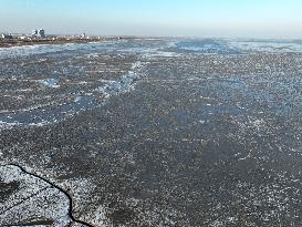 Sea Ice Landscape in Lianyungang